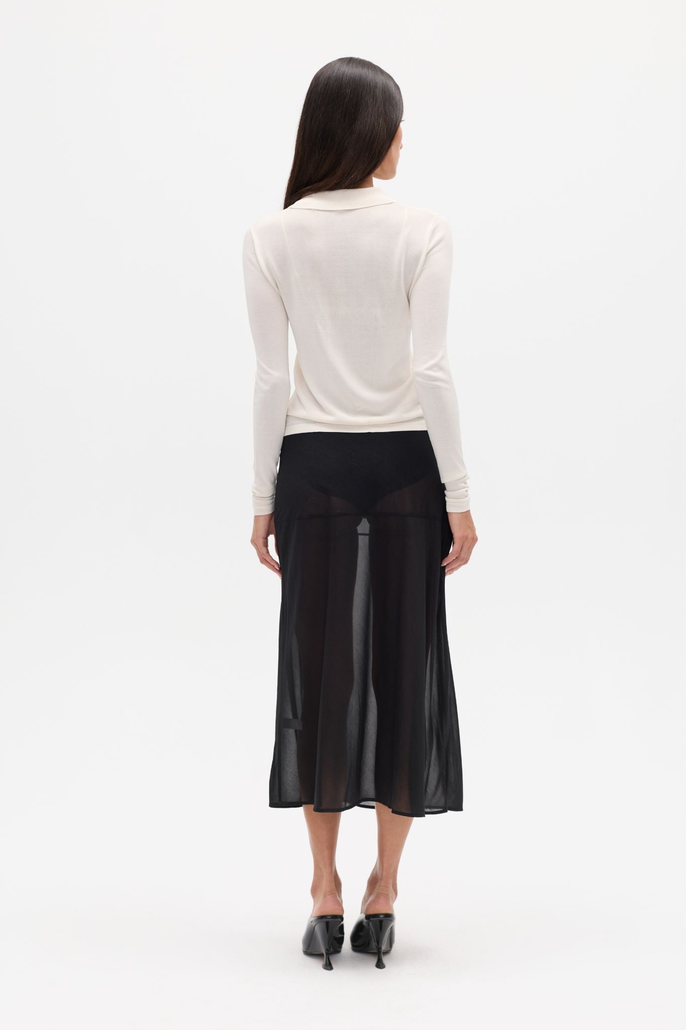 SHEA KNIT TOP - IVORY