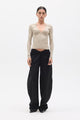 MERRITT TOP - ALMOND