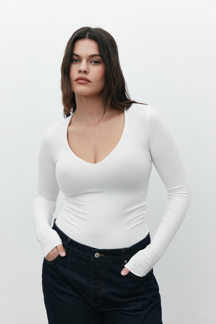 ATHERTON BODYSUIT - WHITE