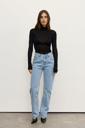 AIRLIE TOP - BLACK