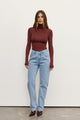 AIRLIE TOP - BURGUNDY
