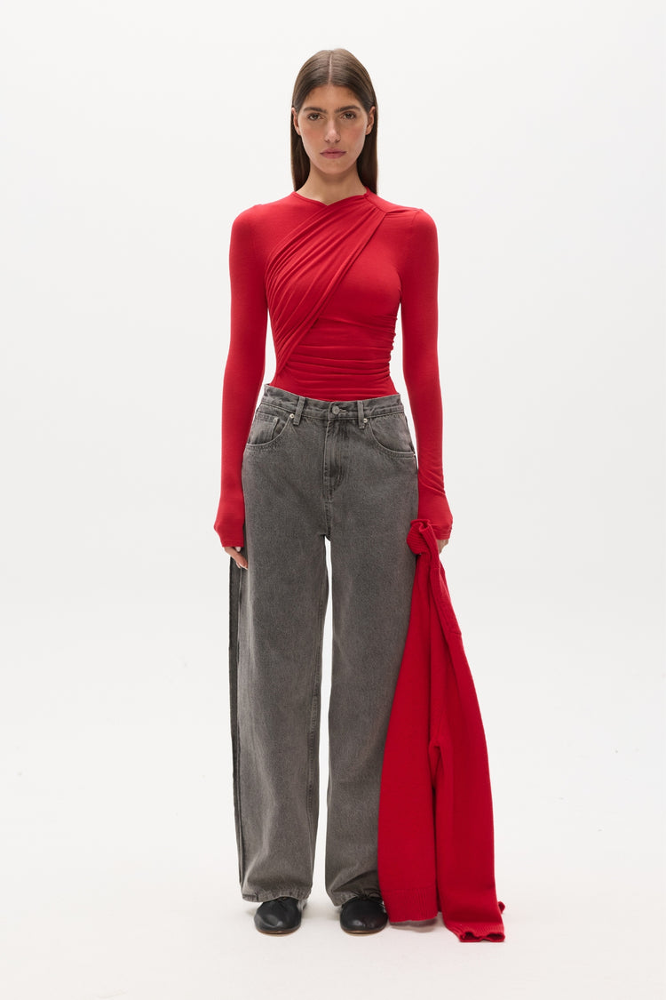 ARAYA BODYSUIT - GARNET