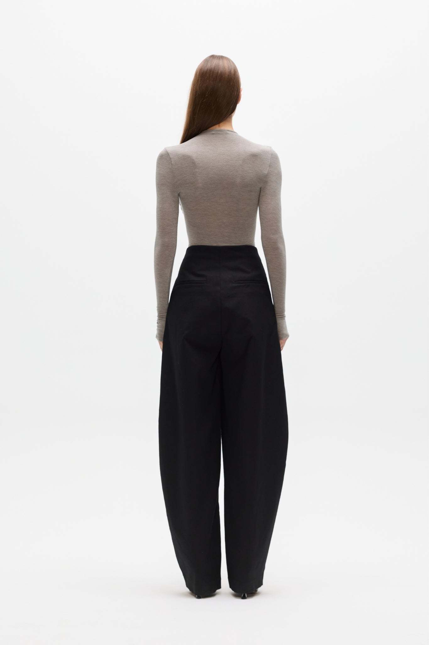 ARAYA BODYSUIT - LIGHT GREY MARLE