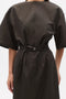 ARNA BELTED MAXI DRESS - ASH TWILL