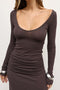 AURI MAXI DRESS - SMOKE