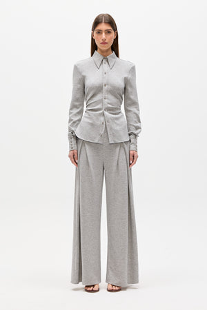 ADAIA TOP - GREY MARLE