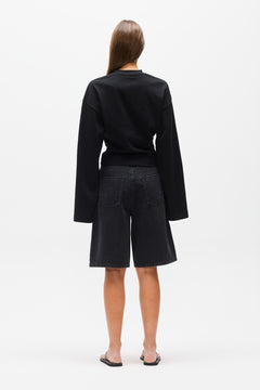LEX LONG SLEEVE T-SHIRT - BLACK