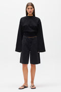 LEX LONG SLEEVE T-SHIRT - BLACK