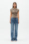 AMRITA SLEEVELESS BODYSUIT - MINK