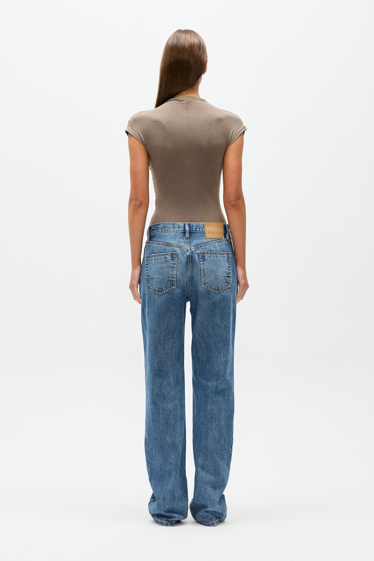 AMRITA SLEEVELESS BODYSUIT - MINK