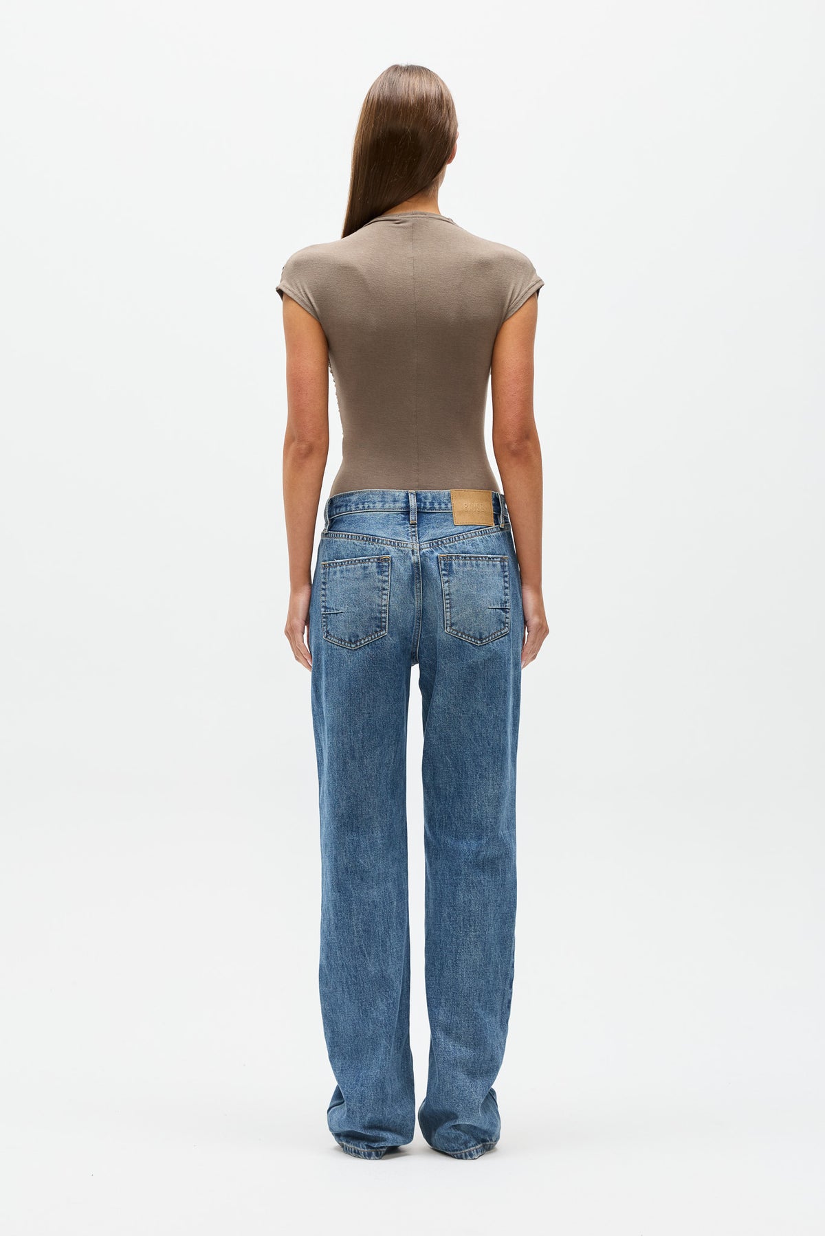 AMRITA SLEEVELESS BODYSUIT - MINK