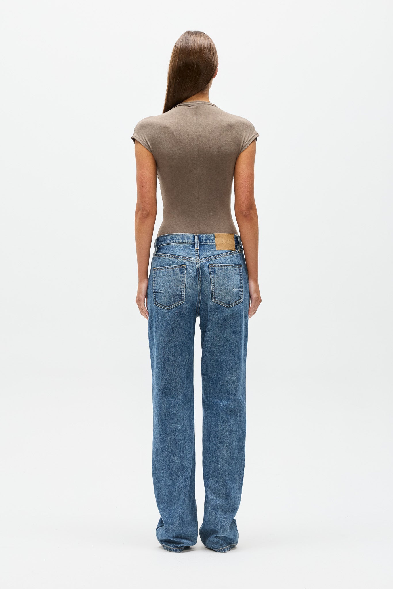 AMRITA SLEEVELESS BODYSUIT - MINK