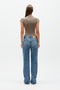 AMRITA SLEEVELESS BODYSUIT - MINK