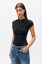 AMRITA SLEEVELESS BODYSUIT - SHADOW