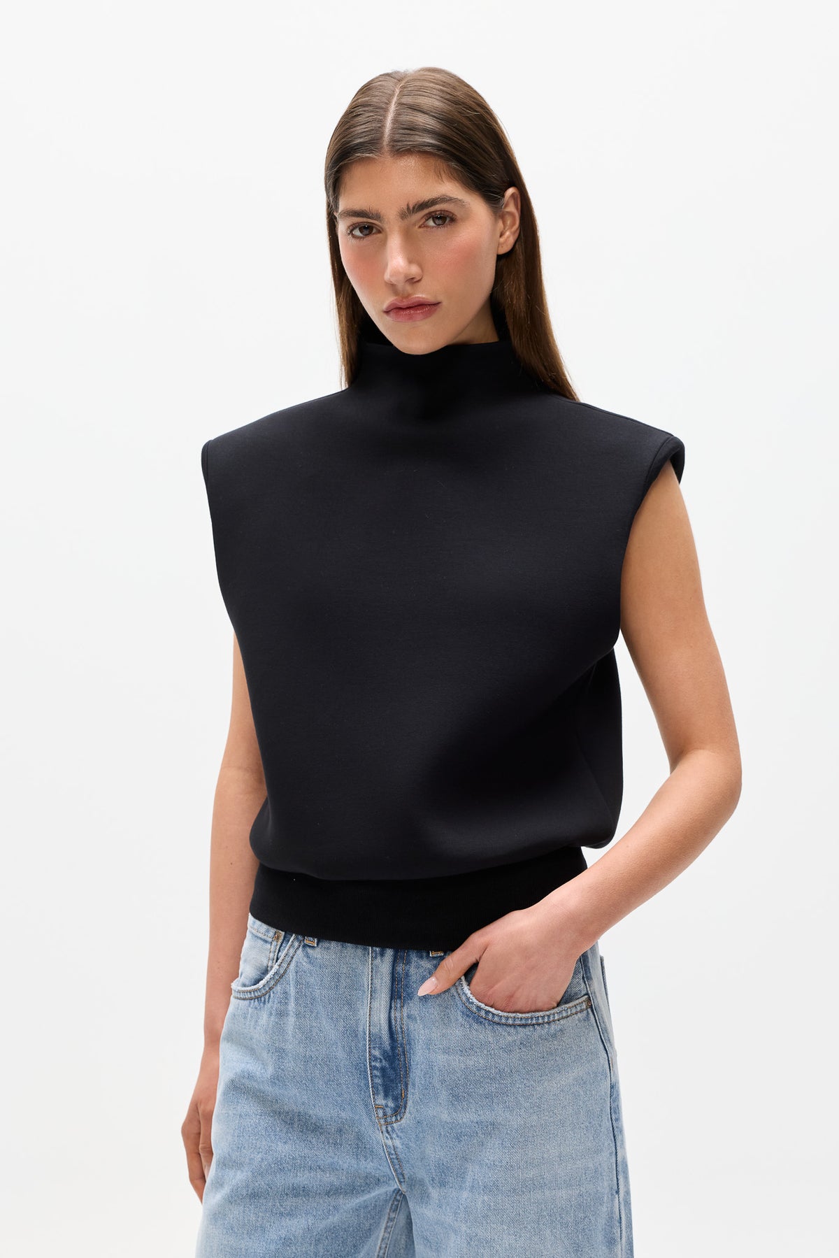 AURA TOP - BLACK