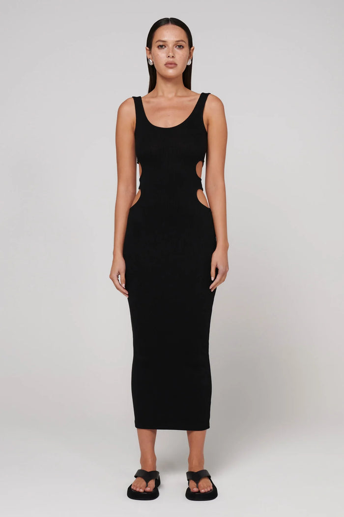 LANE MIDI - BLACK