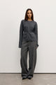 BEATRICE CARDIGAN - DARK HEATHER GREY