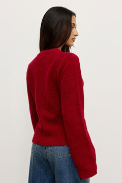 BEATRICE CARDIGAN - RED