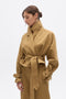 BRIAR CROPPED TRENCH - KHAKI