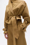 BRIAR CROPPED TRENCH - KHAKI