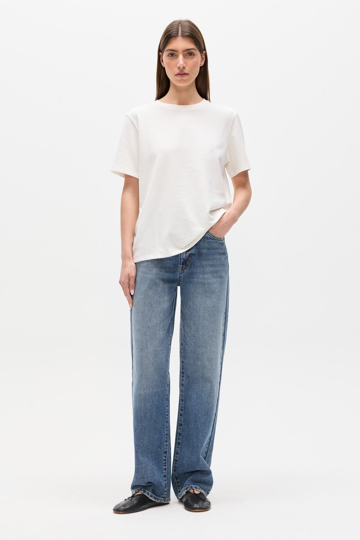 BELLA T-SHIRT - IVORY