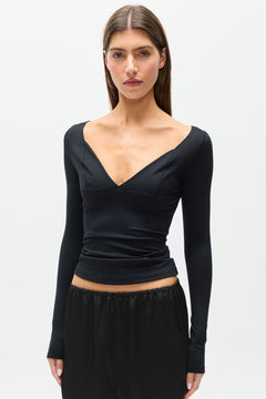BLAIR TOP - BLACK