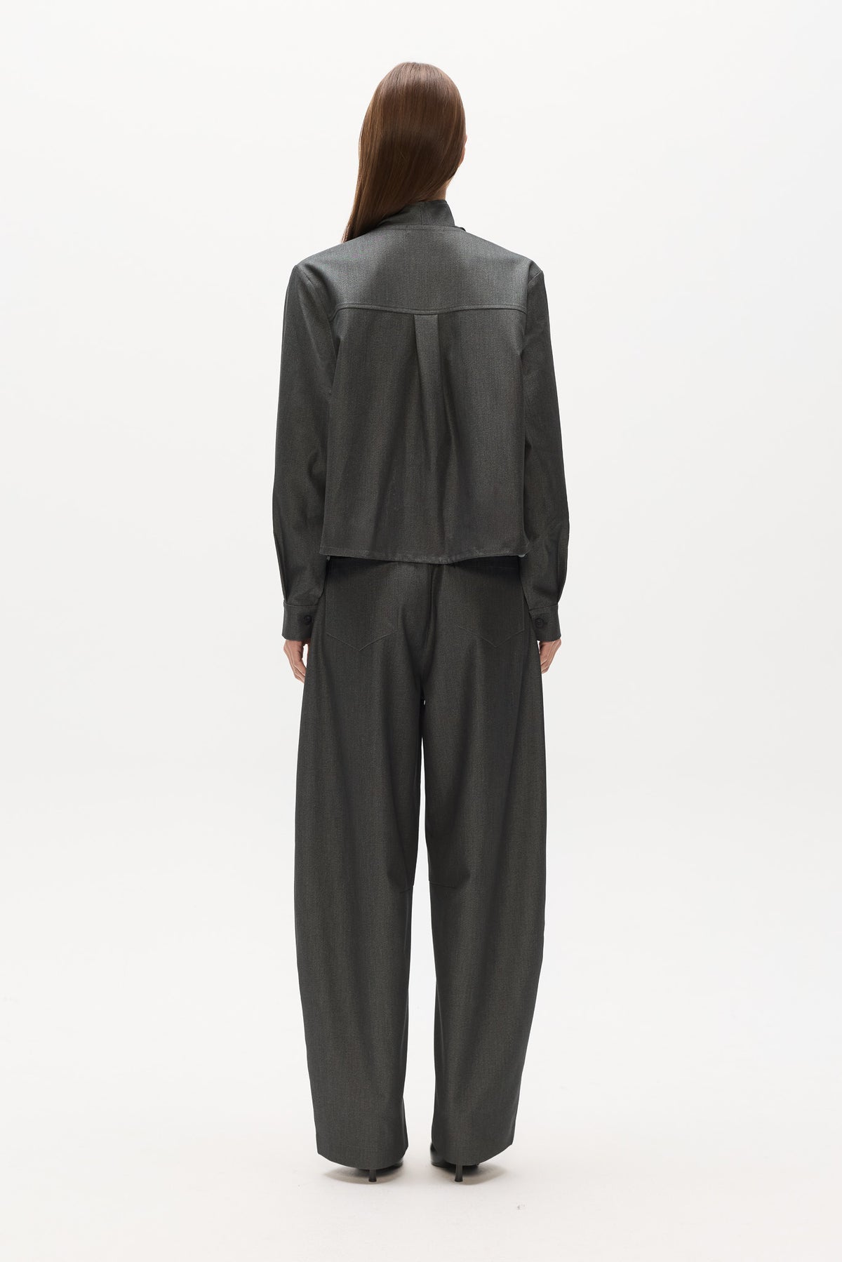 BLYTHE TOP - CHARCOAL