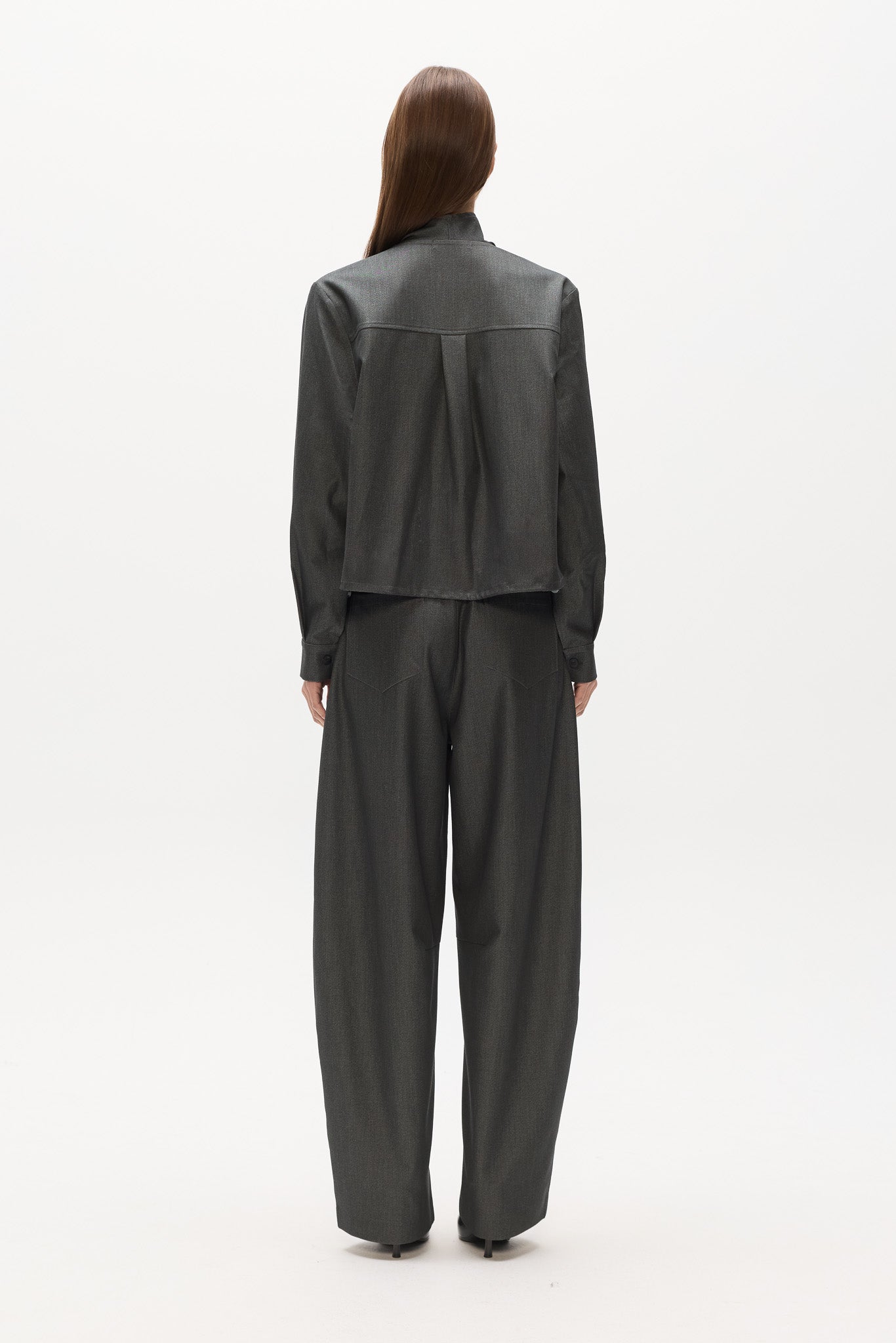BLYTHE TOP - CHARCOAL