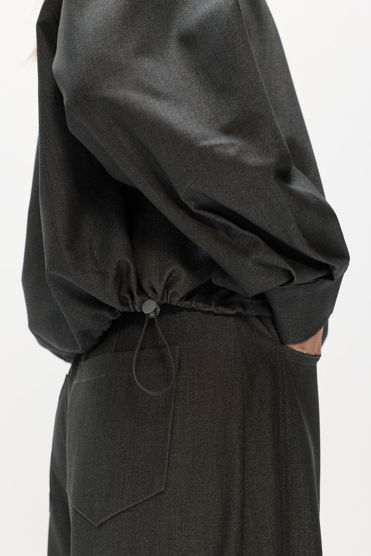 BLYTHE TOP - CHARCOAL