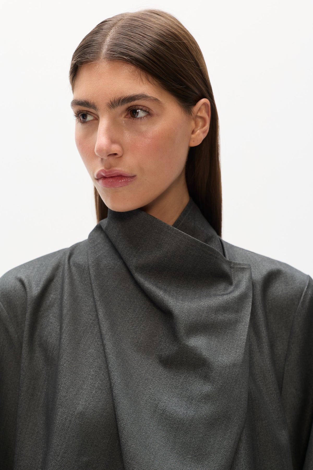 BLYTHE TOP - CHARCOAL