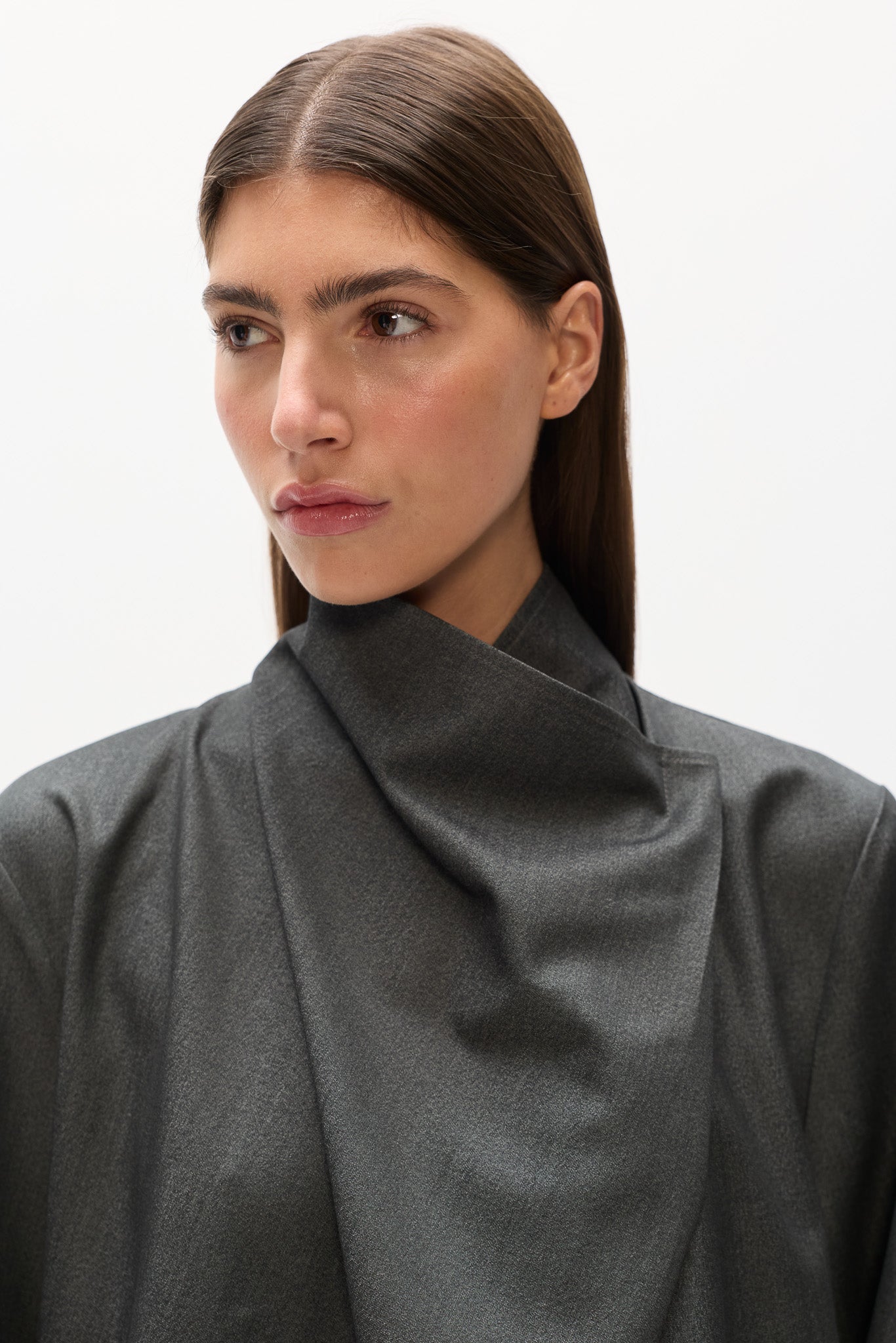 BLYTHE TOP - CHARCOAL