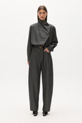 BLYTHE TOP - CHARCOAL