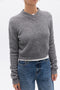 CLAUDIA V KNIT - GREY