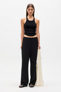 CINDY RACER BACK TANK - BLACK