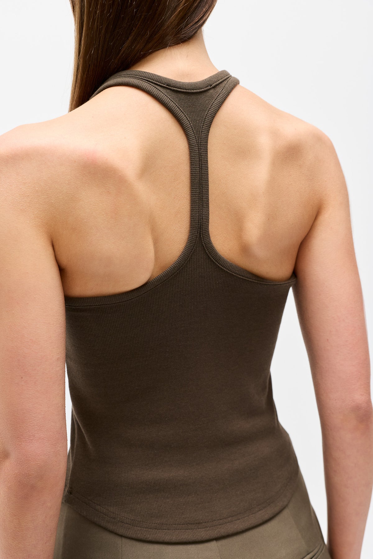 CINDY RACER BACK TANK - CAROB