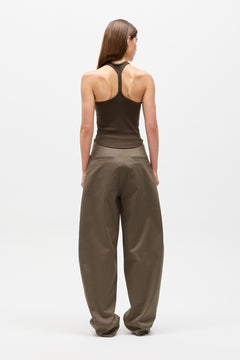 CINDY RACER BACK TANK - CAROB