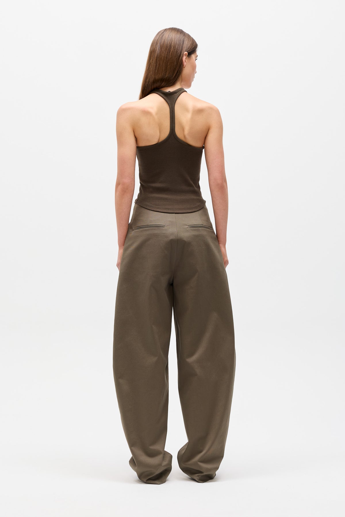CINDY RACER BACK TANK - CAROB