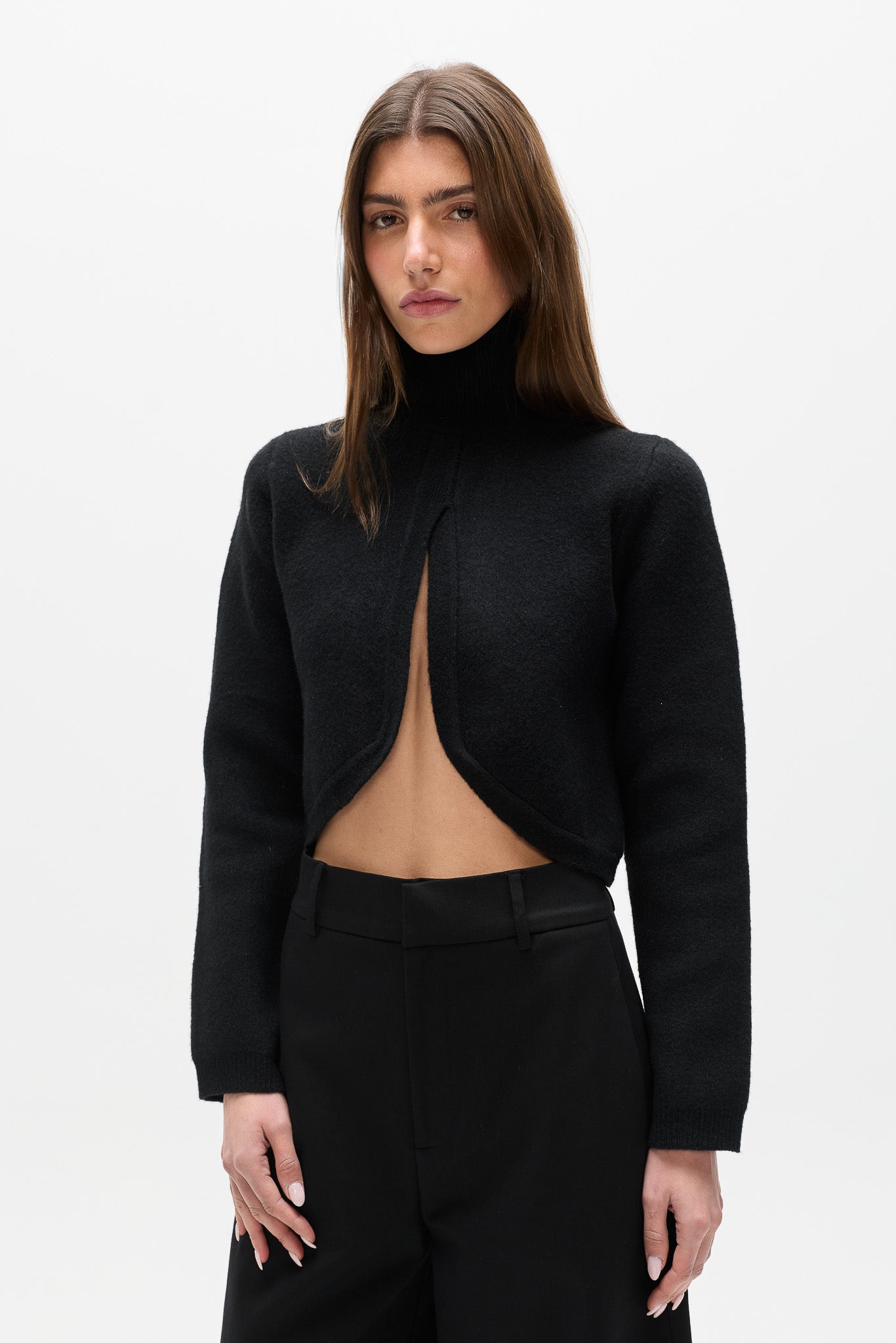 CLEMENT KNIT TOP - BLACK