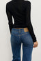 DOLLIE STRETCH BOOTLEG JEAN - BLUE HAZE