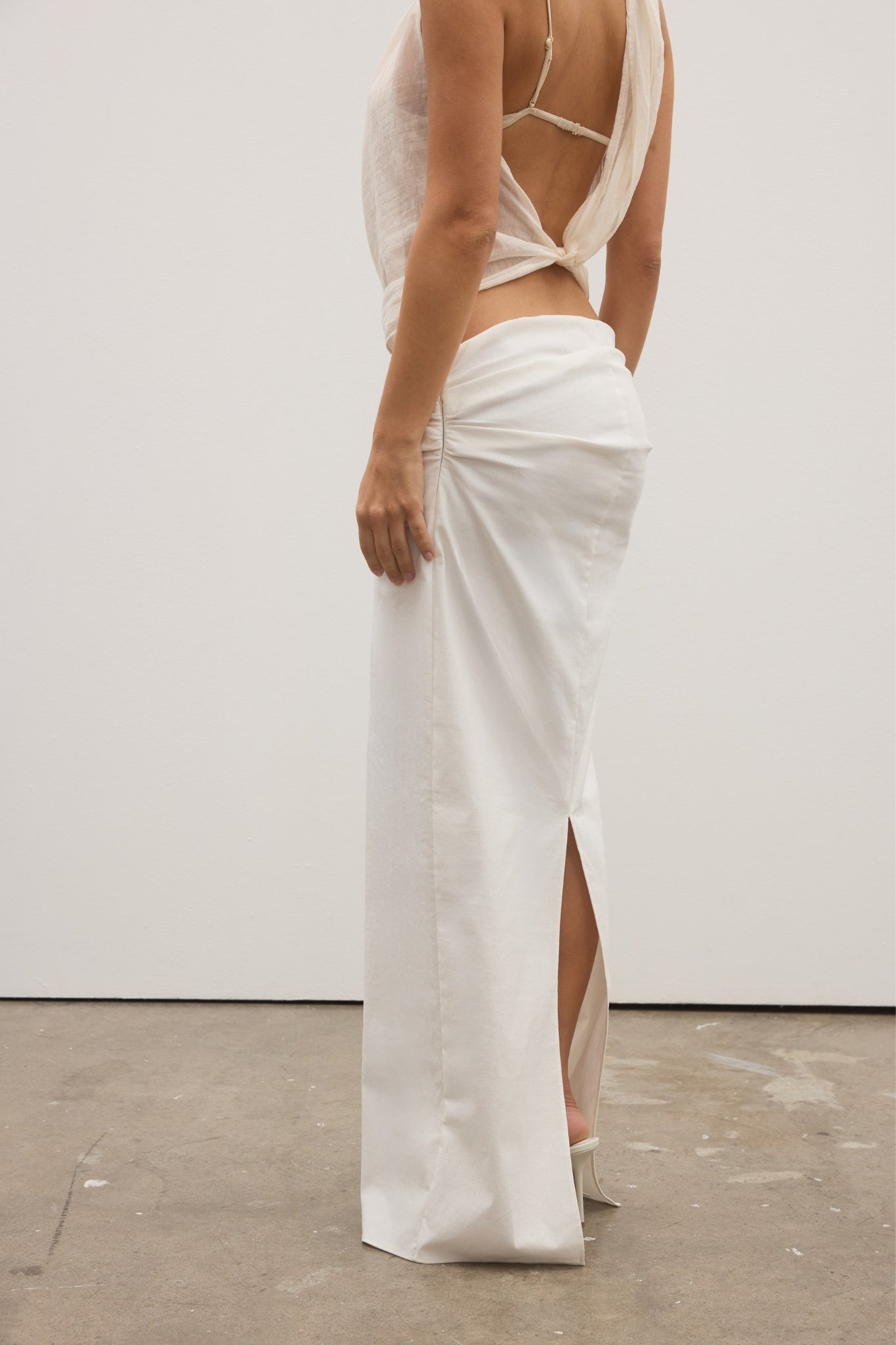 AVELINE SKIRT - WHITE