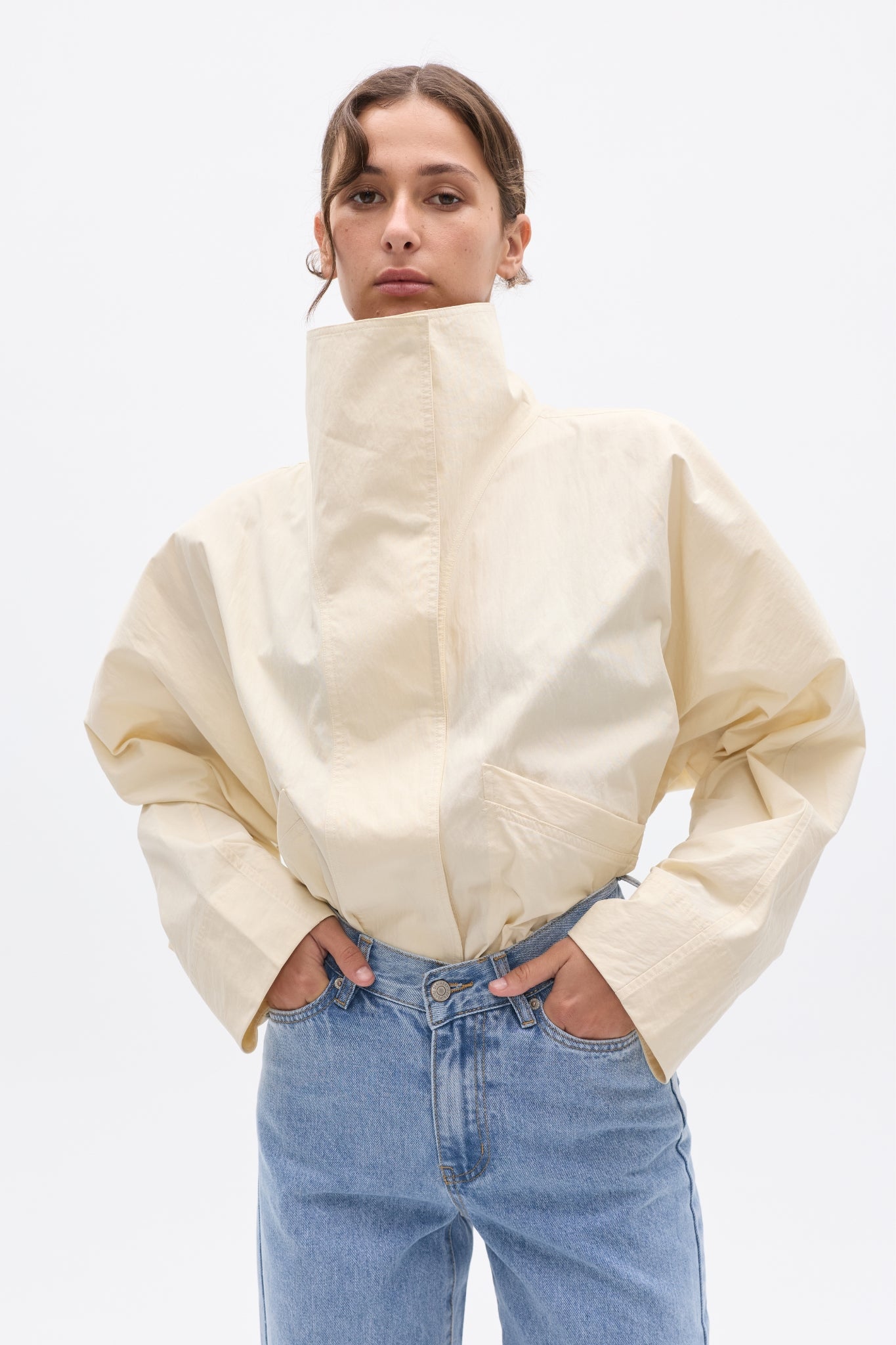 ELIZA BOMBER - IVORY