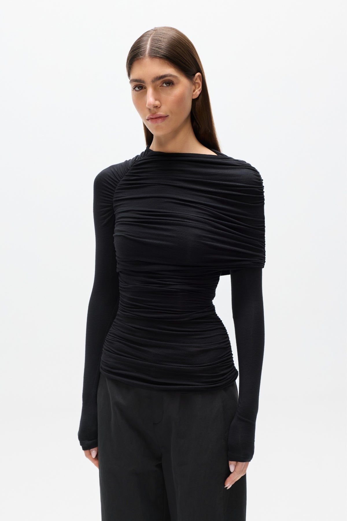 ELORA TOP - SHADOW