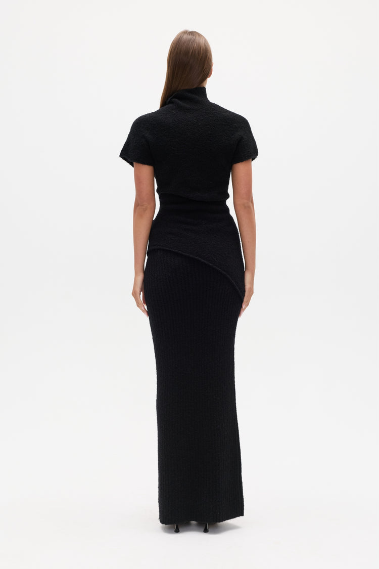 EVREN KNIT TOP - BLACK