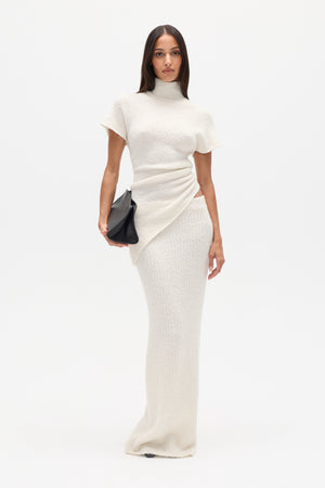 EVREN KNIT TOP - WHITE