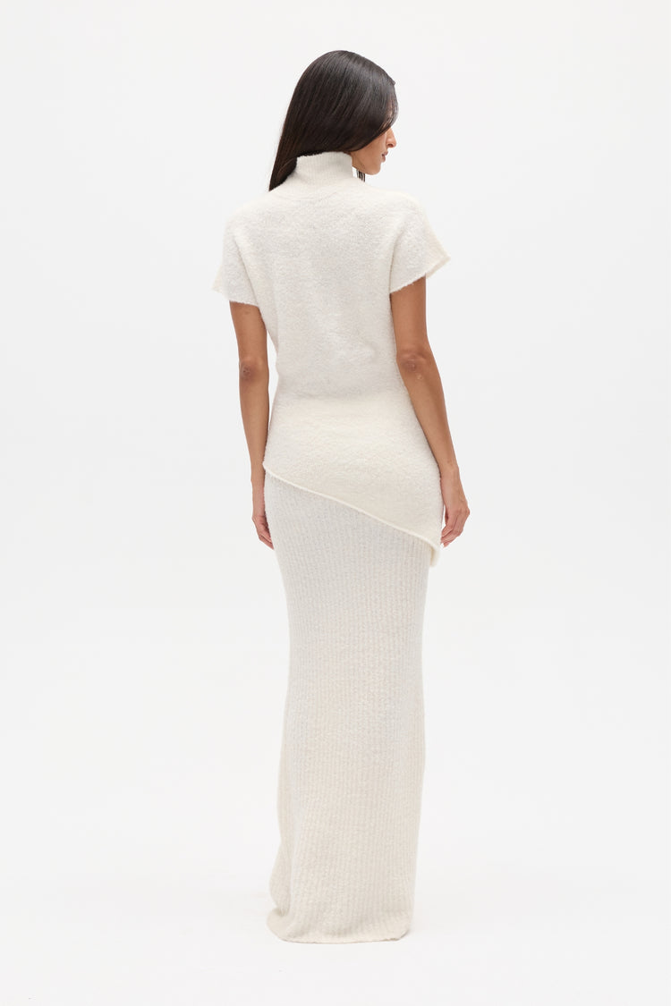 EVREN KNIT TOP - WHITE