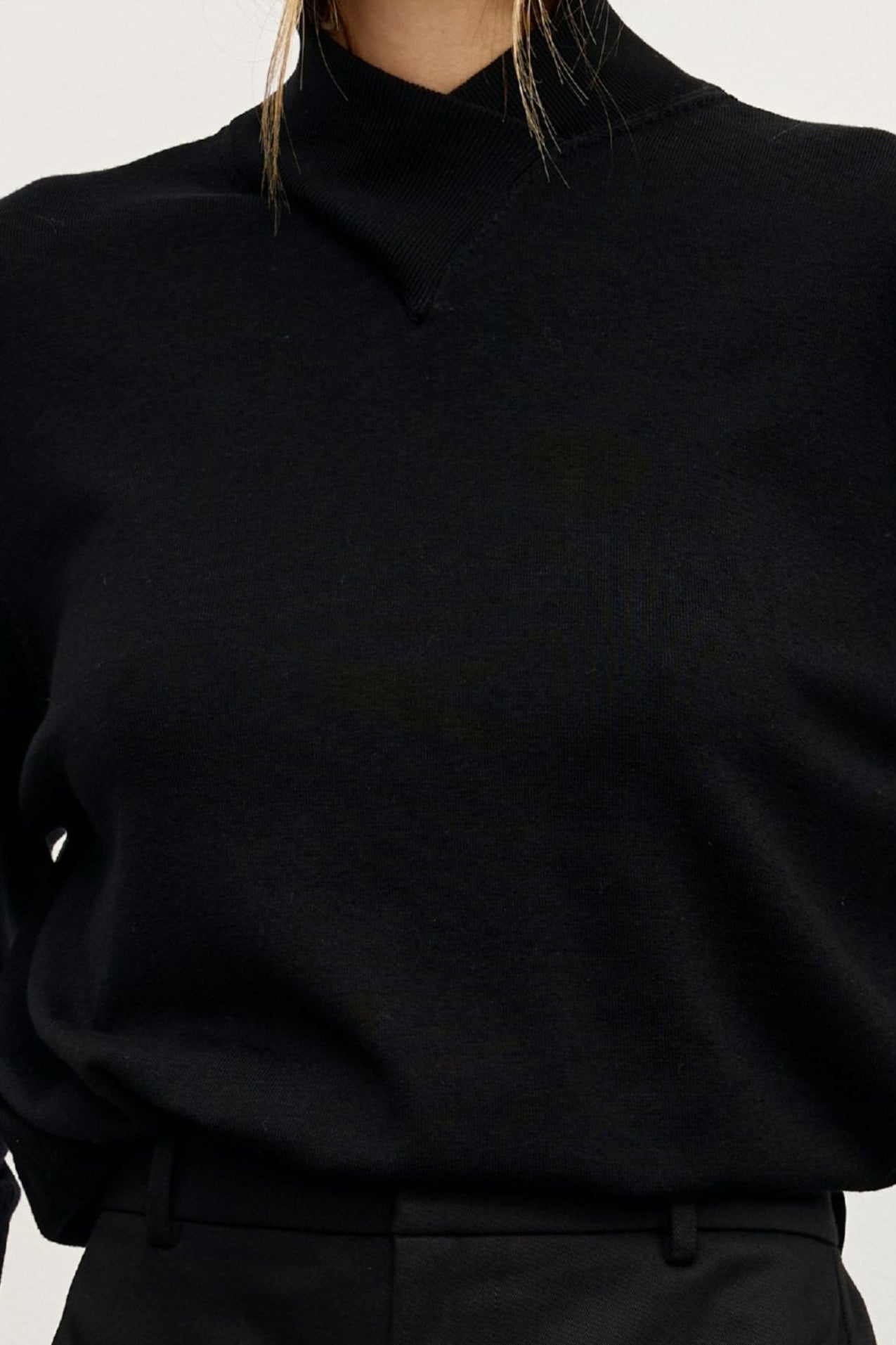 YVETTE KNIT JUMPER - BLACK