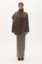 NOELLE SHORT COAT - DARK GREY
