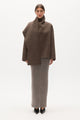 NOELLE SHORT COAT - DARK GREY