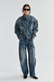 LOREN DENIM JACKET - ASH TIDE