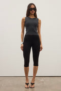 Elena Fine Knit V Neck Top in Liberty, view 1, Bayse Brand